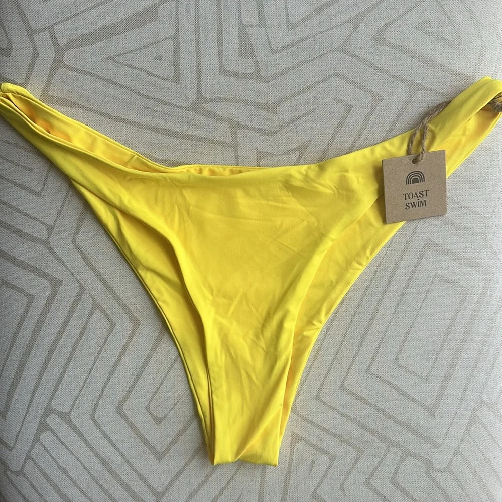 Toast Signature High Hip Bikini Bottoms Size XL